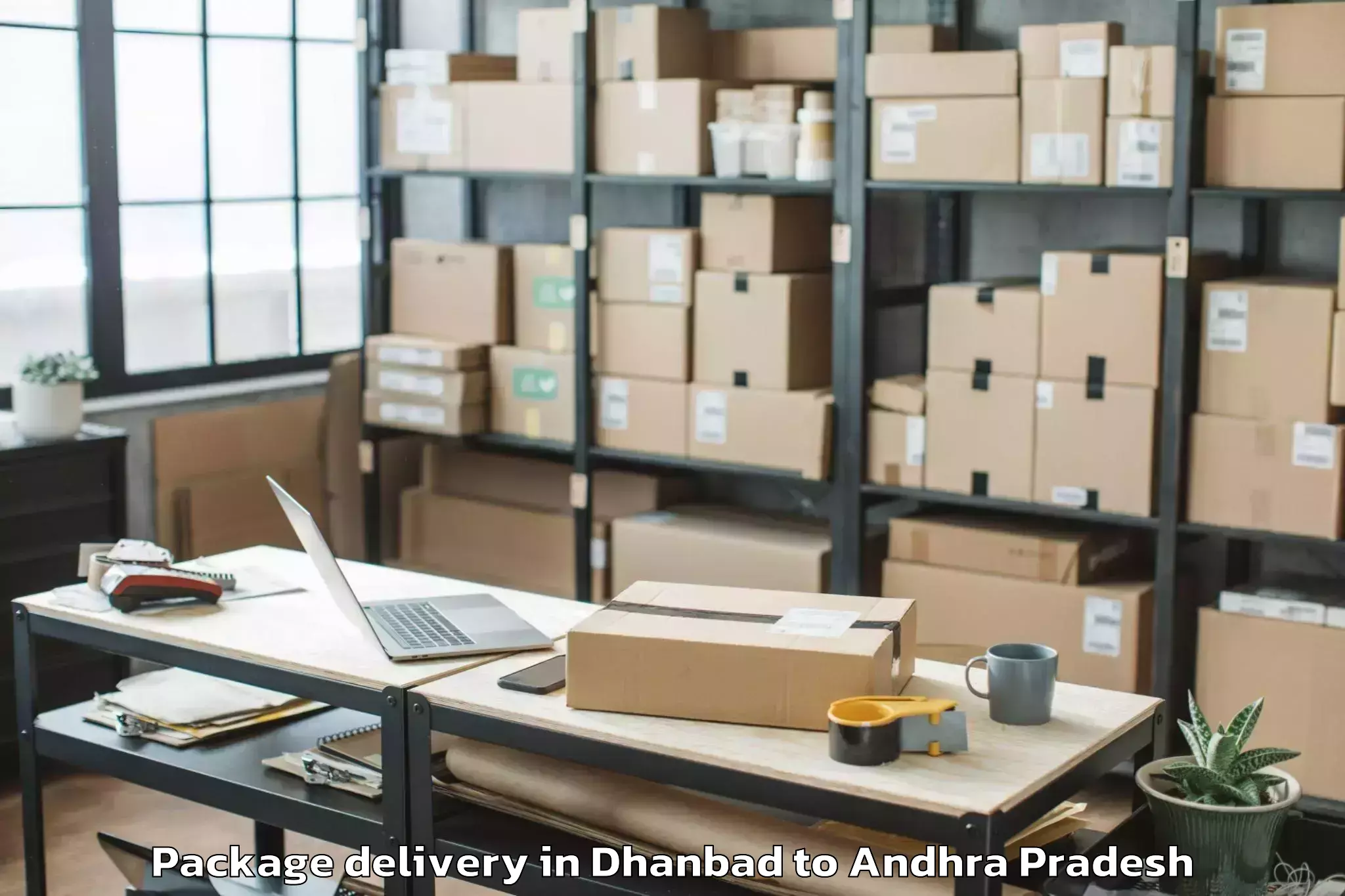 Easy Dhanbad to Amaravati Package Delivery Booking